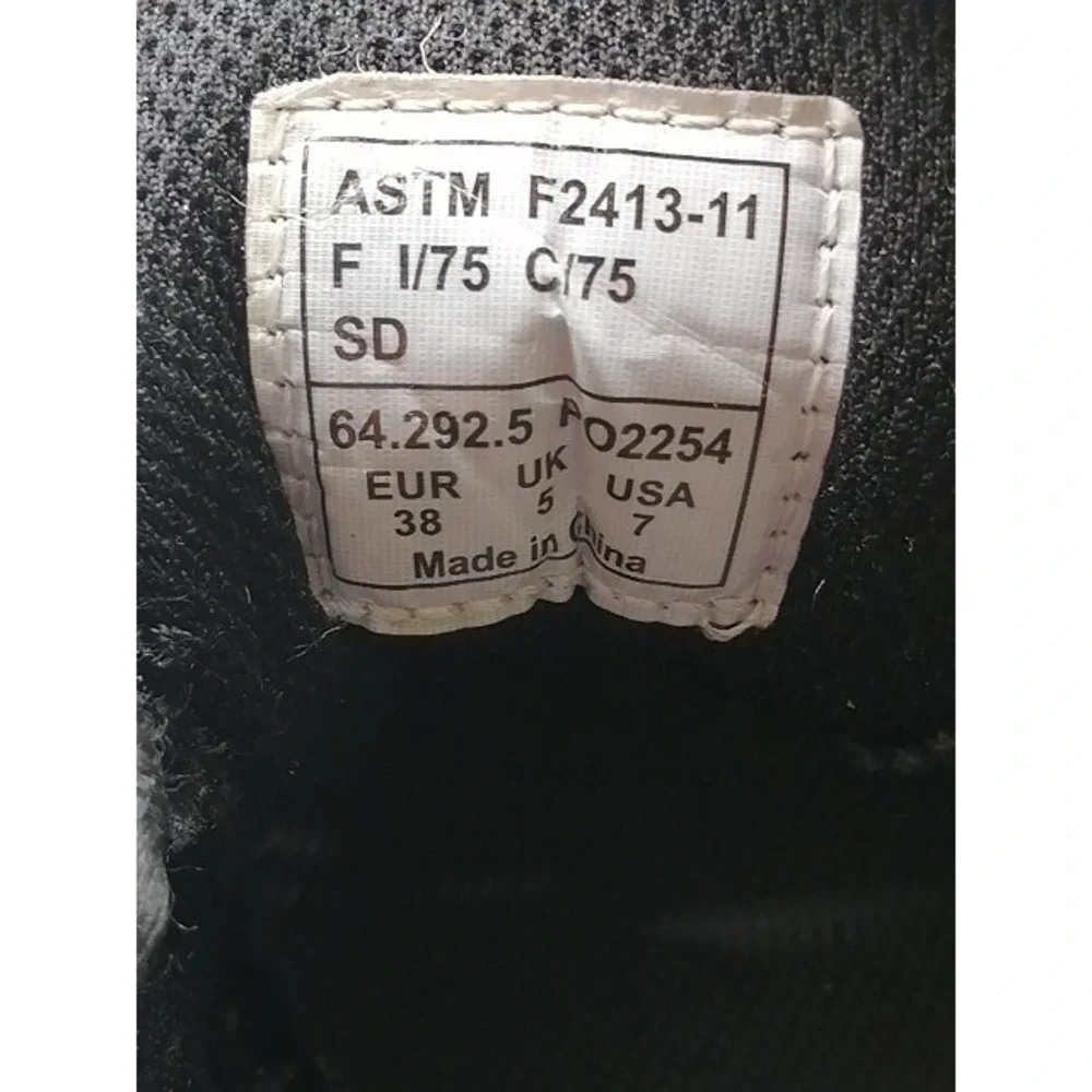 Puma Sneakers Womens Black 7 Safety Work Shoes Hard Toe ASTM F2413-11